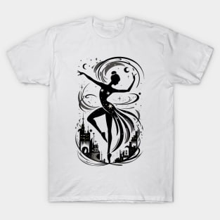 Night Dancer: A Mystical Journey Under the Moonlight T-Shirt